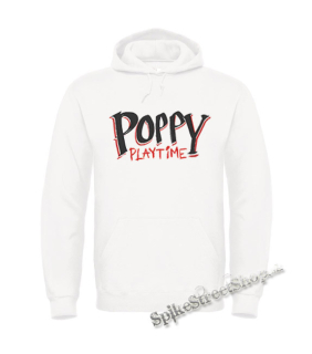POPPY PLAYTIME - Logo - biela pánska mikina
