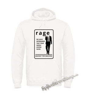 RAGE AGAINST THE MACHINE - We Have Determined - biela pánska mikina