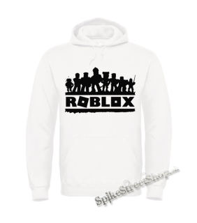 ROBLOX - Logo Skins - biela pánska mikina