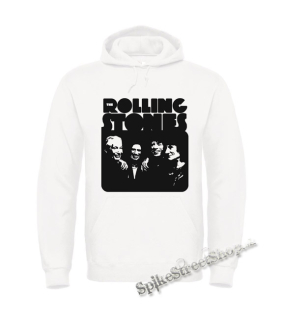 ROLLING STONES - Smile Band Forever - biela pánska mikina