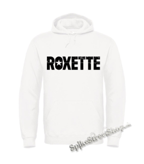 ROXETTE - Logo - biela pánska mikina