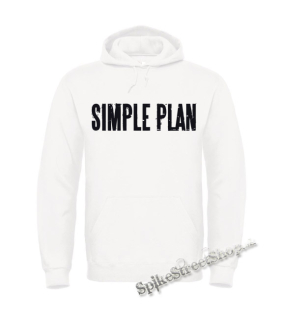 SIMPLE PLAN - biela pánska mikina