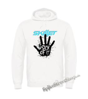 SKILLET - Sick Of It - biela pánska mikina