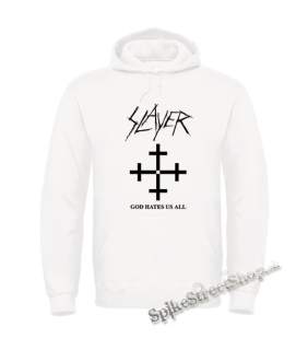 SLAYER - God Hates Us All - biela pánska mikina