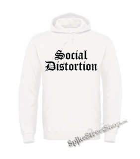 SOCIAL DISTORTION 2 - biela pánska mikina