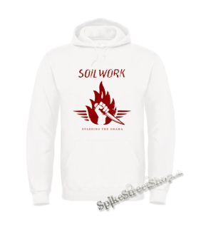 SOILWORK - Stabbing The Drama - biela pánska mikina