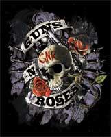 Samolepka GUNS N ROSES - Ice Skull