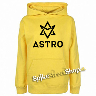 ASTRO - Logo - žltá pánska mikina