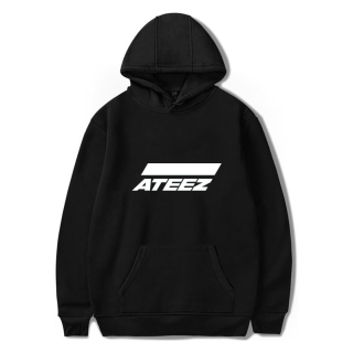 ATEEZ - Logo - čierna pánska mikina