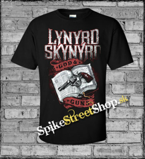 LYNYRD SKYNYRD - God And Guns - čierne pánske tričko (-50%=VÝPREDAJ)
