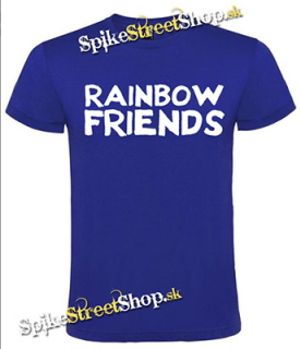 RAINBOW FRIENDS - Logo - kráľovsky-modré detské tričko