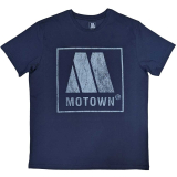MOTOWN RECORDS - Vintage Logo - modré pánske tričko