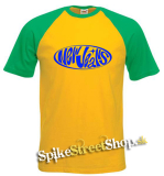 NEWJEANS - Blue Logo - žltozelené pánske tričko