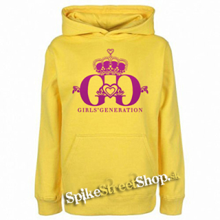 GIRLS' GENERATION - Pink Logo - žltá detská mikina