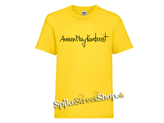 ANNENMAYKANTEREIT - Logo - žlté detské tričko
