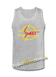 SWEET - Logo Hardrock Legend - Mens Vest Tank Top - šedé