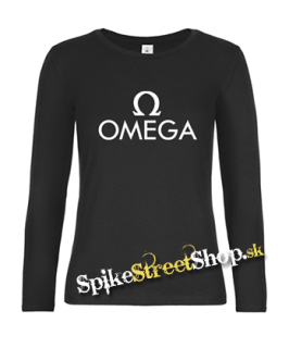 OMEGA - Hardrock Magyar Band Logo - čierne dámske tričko s dlhými rukávmi