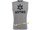 ASTRO - Logo - Šedé pánske tričko bez rukávov