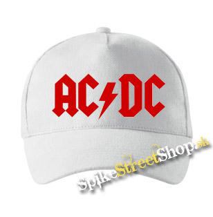 AC/DC - Red Logo - biela šiltovka (-30%=AKCIA)