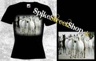 Horses Collection - BEŽIACE STÁDO - dámske tričko