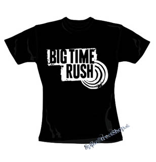 BIG TIME RUSH - Logo - čierne dámske tričko
