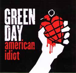 Samolepka GREEN DAY - American Idiot