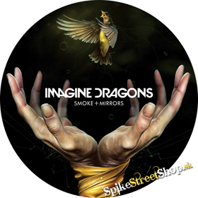 IMAGINE DRAGONS - Smoke + Mirrors - okrúhla podložka pod pohár