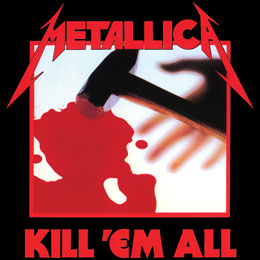 METALLICA - Kill Em All - štvorcová podložka pod pohár