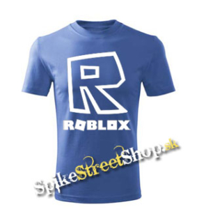 ROBLOX - Symbol & Znak - azurovomodré detské tričko