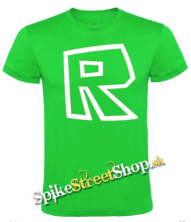 ROBLOX - Znak - zelené detské tričko
