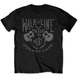 JOHNNY CASH - Walk The Line - čierne pánske tričko