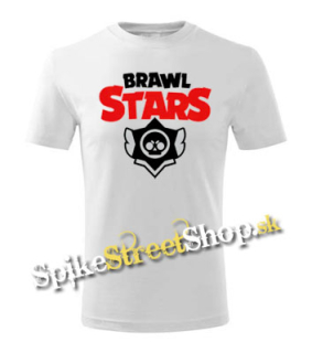 BRAWL STARS - Logo - biele detské tričko
