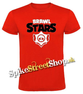 BRAWL STARS - Logo - červené detské tričko