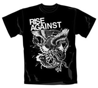 RISE AGAINST - Dragon - čierne pánske tričko