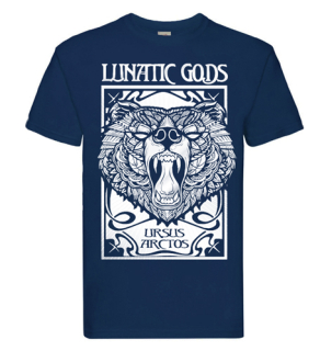 LUNATIC GODS - Ursus Arctos Deep Navy Men - pánske tričko