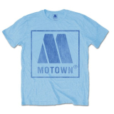 MOTOWN - Vintage Logo - modré pánske tričko