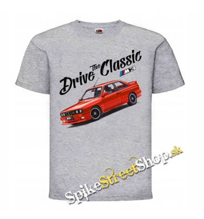BMW M3 - Drive The Classic - sivé pánske tričko