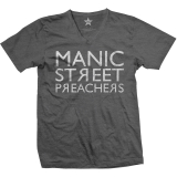 MANIC STREET PREACHERS - Reversed Logo - sivé pánske tričko