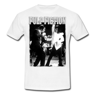 PULP FICTION - biele pánske tričko