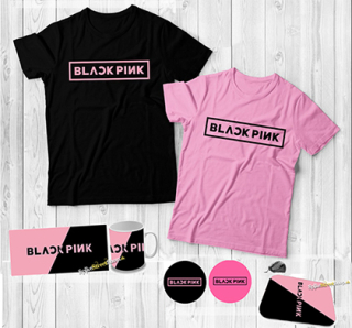 BLACKPINK - darčekový set (2 x pánske tričko, PC podložka, hrnček a 2 x odznak)