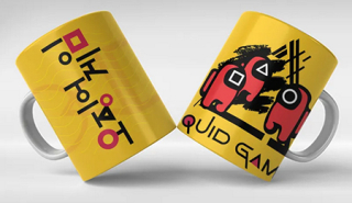 Hrnček SQUID GAME - Yellow Essential