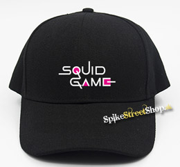 SQUID GAME - Logo Colour Pink - čierna šiltovka (-30%=AKCIA)