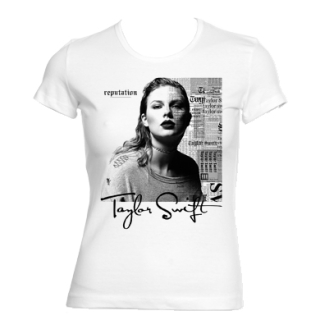 TAYLOR SWIFT - Reputation - biele dámske tričko