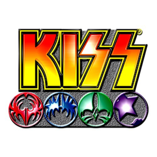 KISS - Logo & Icons - kovový odznak