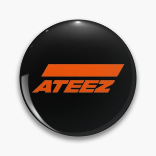 ATEEZ - Orange Logo - odznak