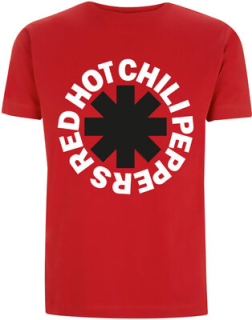 RED HOT CHILI PEPPERS - Asterix Logo - červené detské tričko