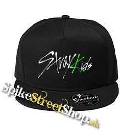 STRAY KIDS - Oddinary Logo Green - čierna šiltovka model "Snapback"