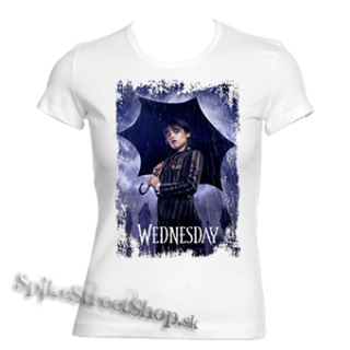 WEDNESDAY - Nevermore Academy Series - biele dámske tričko